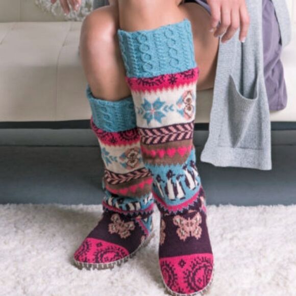 BRAND NEW MUK LUKS® WOMEN'S  ANGIE SLIPPERS –MULTI -COLOR - Picture 15 of 15